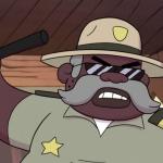 Sheriff Blubbs Mad