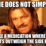 one does not simply meme generator