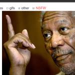 Morgan Freeman Point at GIF meme