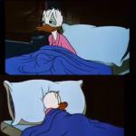 donald duck sleepless meme