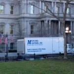 Obama Moving Van at White House