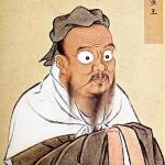 Confucius wide-eyed