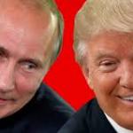 Besties Trump and Putin  meme