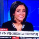 Sara Ganim of CNN, who laughed at the kidnapping and torture of 