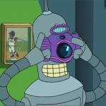 Bender Futurama Camera neat