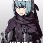 Beruka | DOES THIS LOOK LIKE; I CARE ABOUT YOUR LOVE LIFE? | image tagged in beruka | made w/ Imgflip meme maker