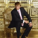 Trump on golden throne | A MESSAGE FOR THE LADIES: IF YOU'RE NOT A 10; URINATE. | image tagged in trump on golden throne | made w/ Imgflip meme maker