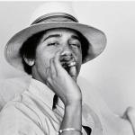 Obama with a joint