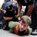 Arresting Protestor