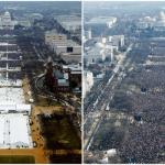 crowd size inauguration comparison meme