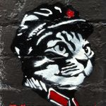 Communist Kity | Chairman Meow says... "Feline power grows out of the claw of a paw." | image tagged in communist kity | made w/ Imgflip meme maker