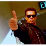 Arnie thumbs up