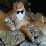 MONEY CAT - ALTERNATIVE FACTS meme