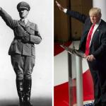 Hitler Trump salute