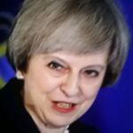 Theresa May | TALK ABOUT MY BEST FRIEND TRUMP ONE MORE TIME; I DARE YOU | image tagged in theresa may | made w/ Imgflip meme maker