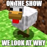 Minecraft Advice Chicken Meme Generator - Imgflip