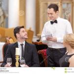 Couple in restaurant 