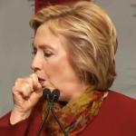 Hillary coughing