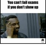 You can't fail if you don't show up meme