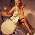 pinup bathroom