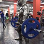 Do you even lift, sir bro? | WITH SUCH LITTLE WEIGHT ON THE BAR I MUST ASK; DO YOU EVEN LIFT SIR BRO? | image tagged in knight gym,power lifting,at the gym,suit of armor,135 pounds at best,do you even lift | made w/ Imgflip meme maker