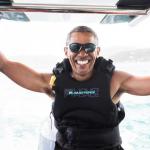 obama kite surfing