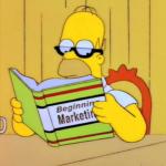 Homer reading book