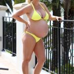 pregnant in bikini