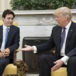Trudeau/Trump Handshake