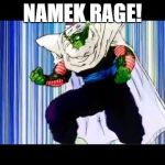 Namek Rage!!!!!!! | NAMEK RAGE! | image tagged in piccolo,joey,dragon ball z,yugioh,yugioh abridged,brooklyn rage | made w/ Imgflip meme maker