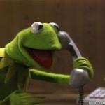 Kermit The Frog At Phone meme