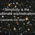 starfield | Simplicity is the ultimate sophistication; -Leonardo Da Vinci | image tagged in starfield | made w/ Imgflip meme maker