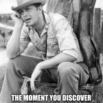 THE MOMENT YOU DISCOVER THAT EVEN IN A SMALL TOWN YOU ARE SURROUNDED BY IDIOTS. | image tagged in andy griffith | made w/ Imgflip meme maker