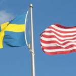 Sweden-US Flags