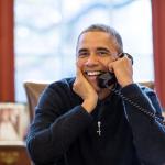 Obama on the Phone