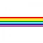 Jewish AO Flag - Rainbow 7 colours