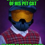 The Pet Cat Gets Flagged NSFW | SUBMITS A MEME OF HIS PET CAT; IT GETS FLAGGED NSFW | image tagged in bad luck ghostofchurch,pet cat,it wasnt grabbed,still got flagged,not a true story | made w/ Imgflip meme maker