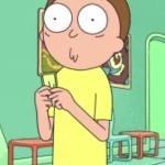 morty scared/shocked