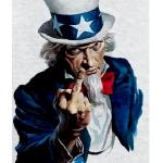 Uncle Sam Middle Finger meme