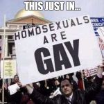 I don't know. | THIS JUST IN... | image tagged in funny,protesters,funny signs | made w/ Imgflip meme maker