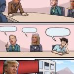 Boardroom Meeting Suggestion: Trump Version With Sean Spicer And meme