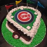 Cubs bday cake