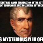 What Did Hillary Know About William Henry Harrison? | “A DECENT AND MANLY EXAMINATION OF THE ACTS OF GOVERNMENT SHOULD NOT ONLY TOLERATED, BUT ENCOURAGED.”; DIES MYSTERIOUSLY IN OFFICE | image tagged in william henry harrison,hillary,clinton,memes,funny,hilary | made w/ Imgflip meme maker