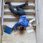Guy Falling Down Stairs meme