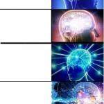 expanding brain extended meme