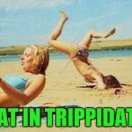 What in Tarnation Week ... A Santadude event | WHAT IN TRIPPIDATION | image tagged in women be trippin',memes,what in tarnation week,funny,what in tarnation,trippin' | made w/ Imgflip meme maker