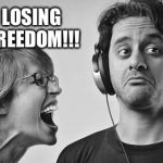 ignore | YOUR LOSING YOUR FREEDOM!!! <<MOST; <<AMERICANS | image tagged in ignore | made w/ Imgflip meme maker
