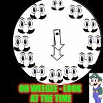 WeeGee Time | OH WEEGEE - LOOK AT THE TIME | image tagged in look at the time,luigi,luigi death stare,weegee | made w/ Imgflip meme maker