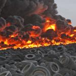 Tire fire