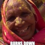 dying denise  | HAS A DAY TO LIVE; BURNS DOWN AN ORPHANAGE | image tagged in dying denise | made w/ Imgflip meme maker